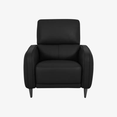 Furniture Village Domicil - Logan NC Leather Chair - NN Black