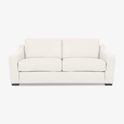 Furniture Village World of Leather - Nap 3 Seater Leather Sofa - Star White - Sofas and Armchairs - In Time for Christmas