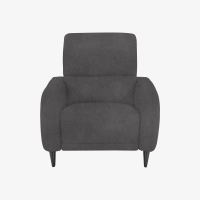 Furniture Village Domicil - Logan Fabric Power Recliner Chair - Pewter