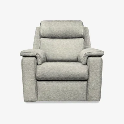 Furniture Village G Plan - Thornbury Fabric Power Recliner Chair - Mirage Powder
