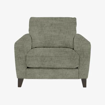 Furniture Village Brondby Fabric Armchair - Olive Green