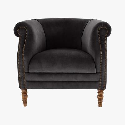 Furniture Village Alexander and James - New England Dukes Fabric Armchair - Grey
