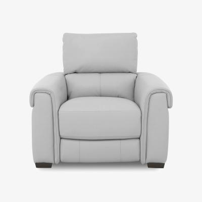 Furniture Village Nixon NC Leather Chair - Grey