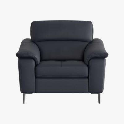 Furniture Village Nicoletti - Maldini Leather Armchair - Blue