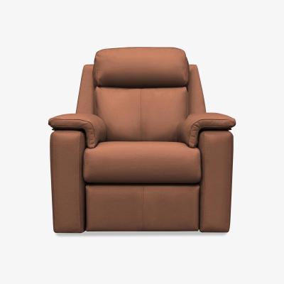 Furniture Village G Plan - Thornbury Leather Chair with Power Recliner - Cambridge Conker