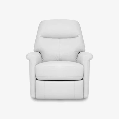 Furniture Village Compact Collection Lille NC Leather Chair - NC Star White