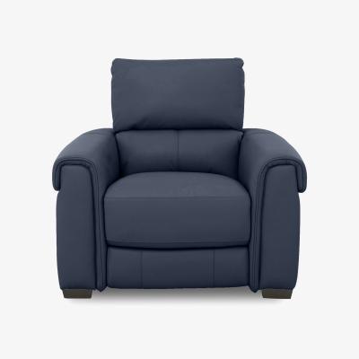 Furniture Village Nixon Leather Chair - Ocean