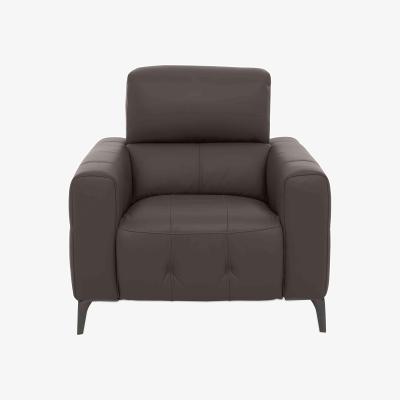 Furniture Village New York Leather Chair - Cacao