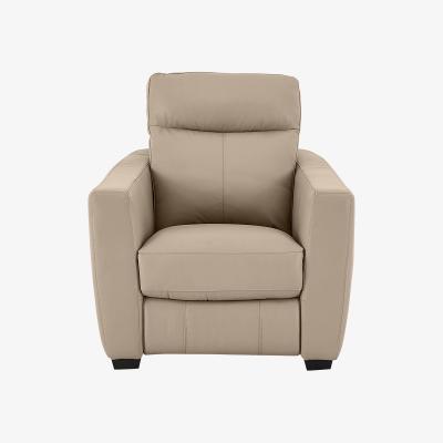 Furniture Village Compact Collection Midi Leather Manual Recliner Armchair- World of Leather