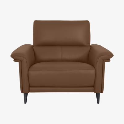 Furniture Village Domicil - Huxley Leather Chair - NP Caramel