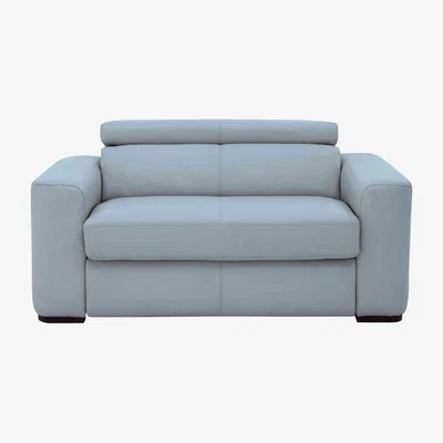 Furniture Village Infinity Large NC Leather Armchair - Pearl Blue