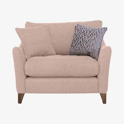 Furniture Village Marina Eco Fabric Snuggler Chair - Pink