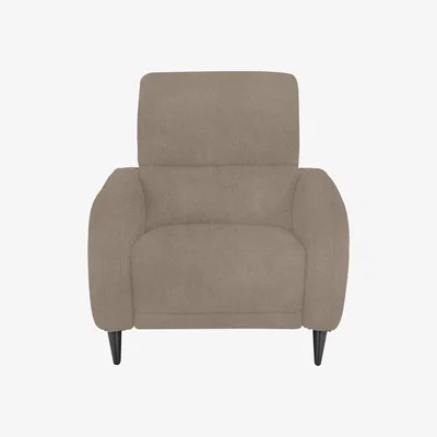 Furniture Village Domicil - Logan Fabric Power Recliner Chair - Light Khaki
