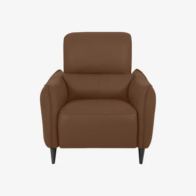 Furniture Village Domicil - Maddox Leather Chair - NP Caramel