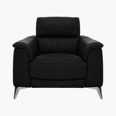 Furniture Village Odyssey Leather Static Armchair- World of Leather