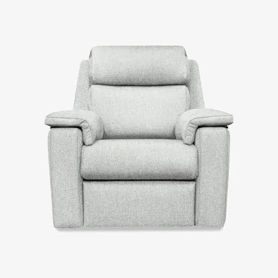 Furniture Village G Plan - Thornbury Fabric Power Recliner Chair with Headrest and Power Lumbar - Swift Cygnet