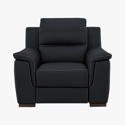 Furniture Village Nicoletti - Alto Leather Armchair - Blue