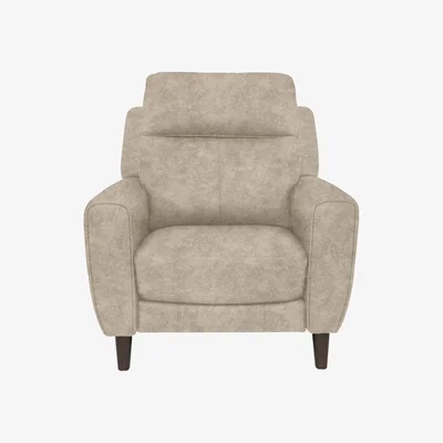 Furniture Village Comfort Story - Zen Fabric Power Recliner Chair - Cream