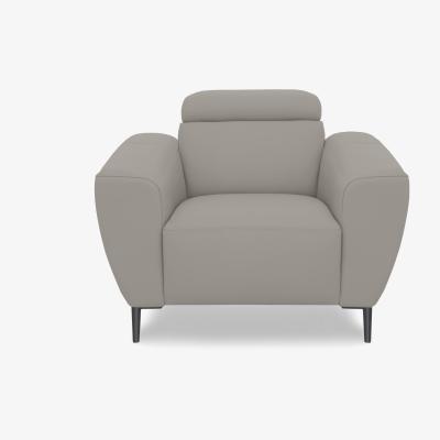 Furniture Village Nicoletti Italia - Milano Leather Power Recliner Chair - Dali Tortora