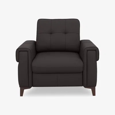 Furniture Village Zoom Leather Armchair - Starry Grey