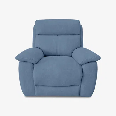Furniture Village Echo Fabric Armchair - Silverish Blue
