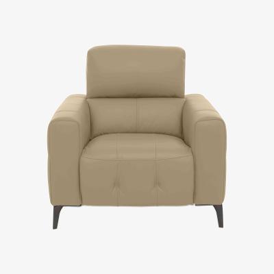 Furniture Village New York Leather Chair - Nude