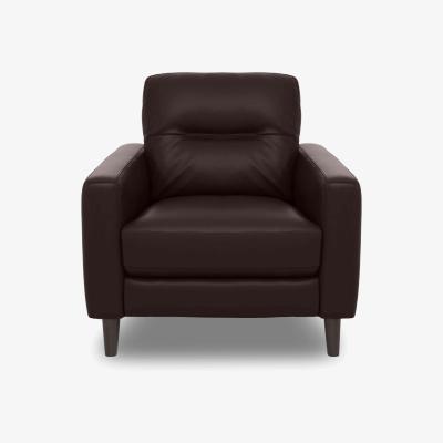 Furniture Village Jules HW Leather Power Recliner Chair - Expresso