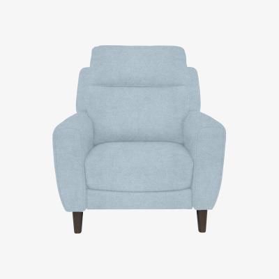Furniture Village Comfort Story - Zen Fabric Chair - Baby Blue