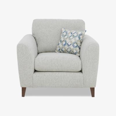 Furniture Village Pippa Fabric Chair - Spring Sea/Sky Wd Ft