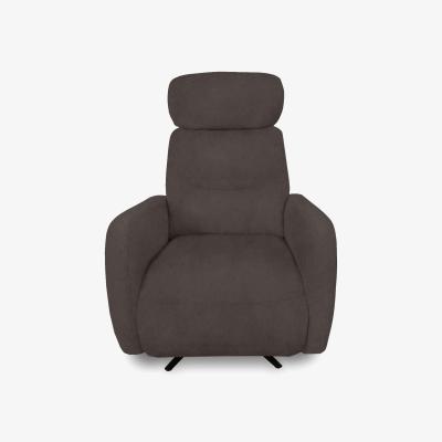 Furniture Village Designer Chair Collection Tokyo Fabric Manual Recliner Swivel Chair - R16 Charcoal