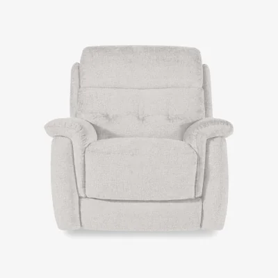 Furniture Village Springer Fabric Power Recliner Armchair - R110 Sand