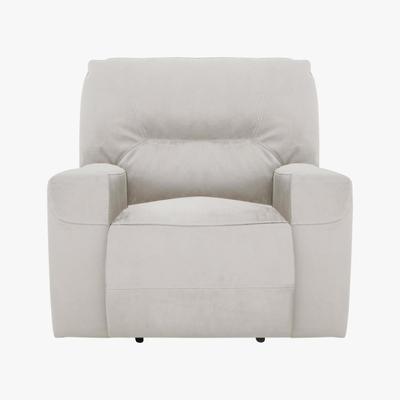 Furniture Village Eden Fabric Recliner Armchair - Beige - By Furniture Village