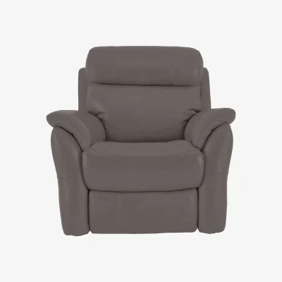 Furniture Village World of Leather - Relax Station Revive BV Leather Power Recliner Armchair - BV Elephant