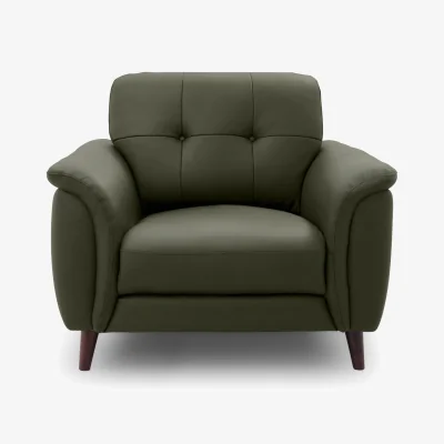 Furniture Village Chantilly NC Leather Armchair - Oslo Pine