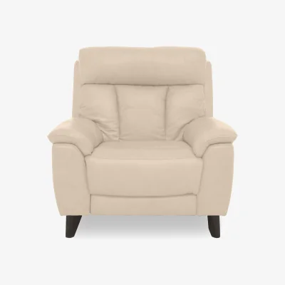 Furniture Village World of Leather - Dreamer NC Leather Armchair - NC Bisque