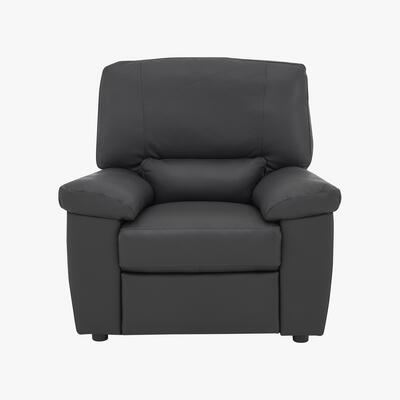 Furniture Village Lazio Leather Armchair - Grey