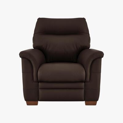 Furniture Village Parker Knoll - Hudson Leather Armchair - Brown