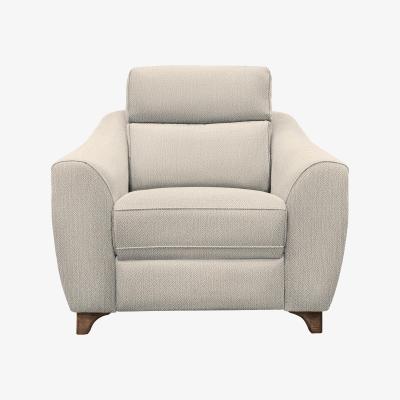 Furniture Village G Plan - Lucca Fabric Armchair with Power Recliner - Nebular Pebble
