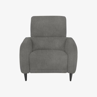 Furniture Village Domicil - Logan Fabric Chair - Silver Grey