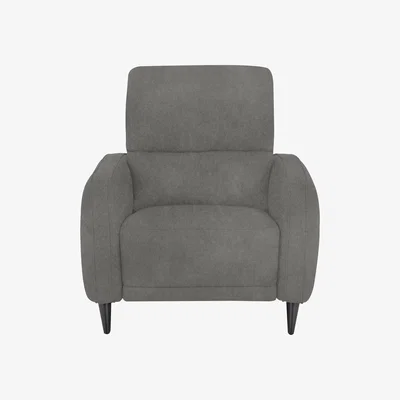 Furniture Village Domicil - Logan Fabric Chair - Silver Grey
