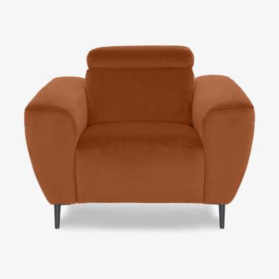 Furniture Village Nicoletti Italia - Milano Fabric Chair - Selma Mattone