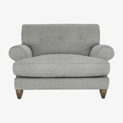 Furniture Village The Lounge Co. - Bronwyn Fabric Snuggler - Grey