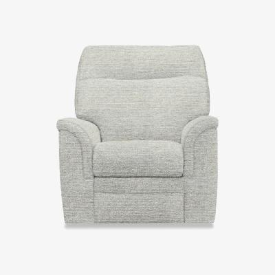 Furniture Village Parker Knoll - Hudson 23 Fabric Chair - Caledonian Silver