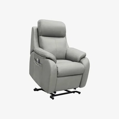 Furniture Village G Plan - Kingsbury Small Leather Lift and Rise Chair - Texas Charcoal