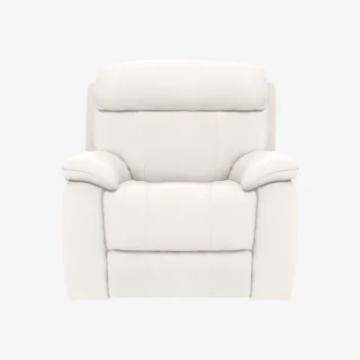 Furniture Village Moreno NC Leather Armchair with Power Recliner - NC Star White