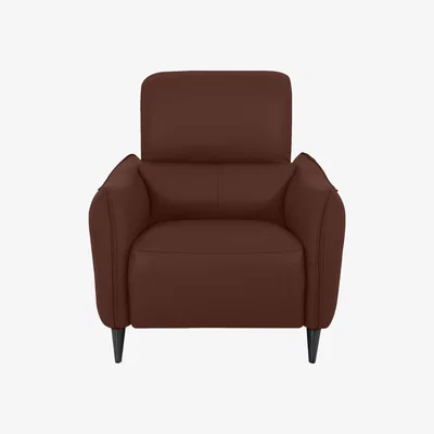 Furniture Village Domicil - Maddox Leather Chair - NN Saddle Brown