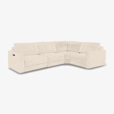 Furniture Village Drift Small Fabric Power Glider Right Hand Facing Corner Sofa - Sofas and Armchairs - In Time for Christmas