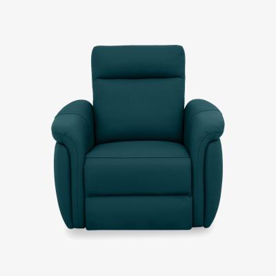 Furniture Village Dublin Leather Armchair - Midnight Jade