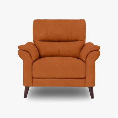 Furniture Village Winner Fabric Armchair - Dexter Pumpkin