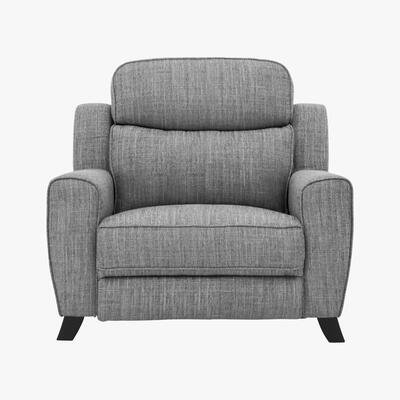 Furniture Village Comfort Story - Title Fabric Snuggler Power Recliner Armchair - Grey